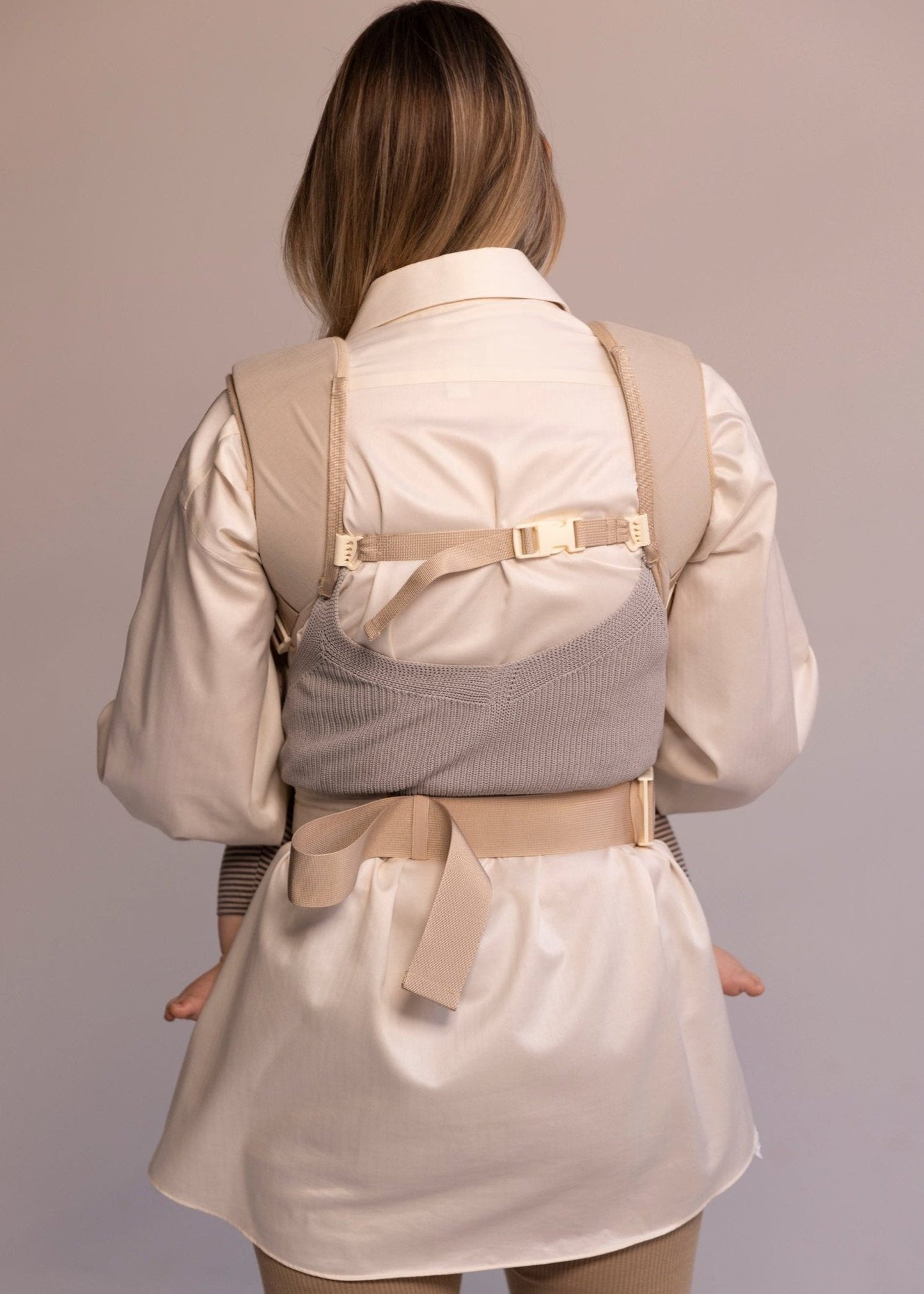 corset baby carrier back